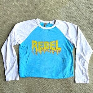 ASOS graphic longsleeve baseball tee